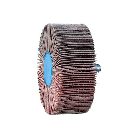 2-1/2 X 1 Quick Change Flap Wheel - 1/4-20 Thread - Aluminum Oxide - 180 Grit